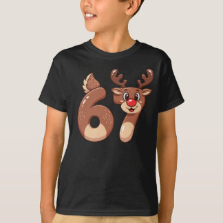 T-shirt 67 Meme Christmas Reindeer  