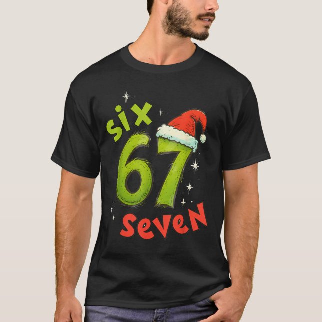 T-shirt 67 Meme Christmas Six Seven Xmas Men Women Boys Gi (Devant)