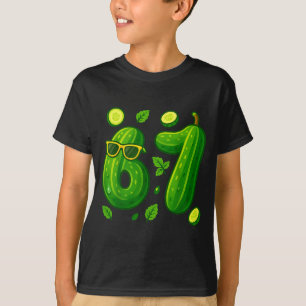 T-shirt 67 Meme Ckle Drôle Six Sept Cuber 6 7 Gen Alpha S