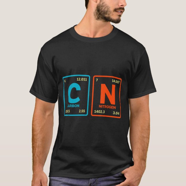 T-shirt 67 Meme Funny Teacher Science Periodic Table Retro (Devant)