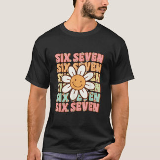 T-shirt 67 Meme Gen Alpha Argot 6 7 Six Sept Drôle