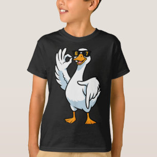 T-shirt 67 Meme Oie Ridicule 6 7 Drôle Six Sept 6-7 Gen Al
