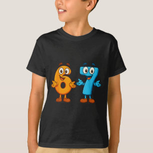 T-shirt 67 Mème Six Sept Enfants Blocs de Nombres Prof de 