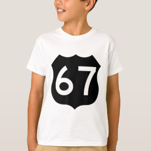 T-shirt 67 Meme Six Seven 6-7 Blague drôle d'Internet Vira