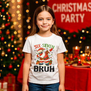 T-shirt 67 Meme Six Seven Bruh Drôle de Noël 6 7