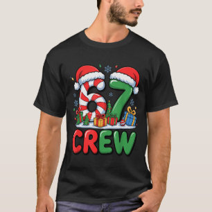 T-shirt 67 Meme Six Seven Drôle de Noël Femmes Hommes Garç