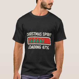 T-shirt 67 Meme Six Seven Esprit de Noël Chargement Gen Z 