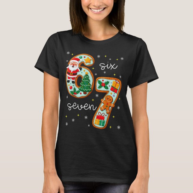 T-shirt 67 Meme Six Seven For Kids Women Men Boys Girls Ch (Devant)