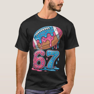 T-shirt 67 Numéro 67Th Sports Football Américain Glace