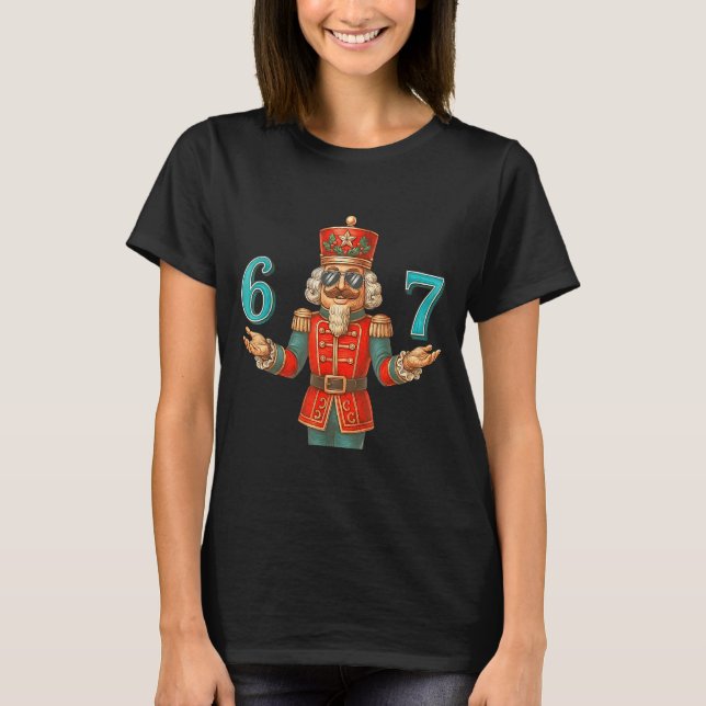 T-shirt 67 Nutcracker Six Seven Meme Christmas 6 7 Teens K (Devant)