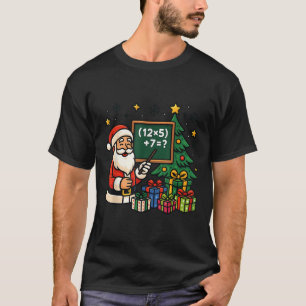 T-shirt 67 Prof Santa Noël Six Sept Mème Brainrot