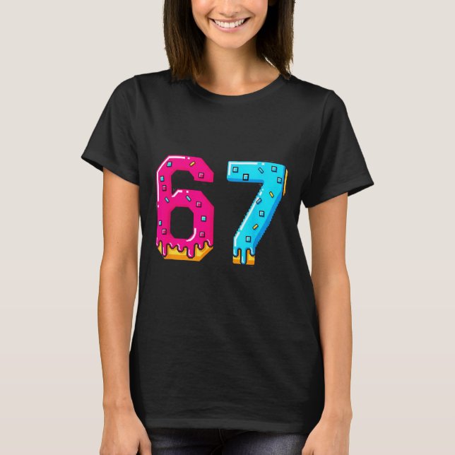 T-shirt 67 Shirt Baseball Life Style 101 Apparel Youth Dri (Devant)