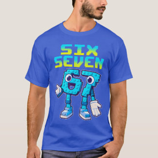 T-shirt 67 Si Seven 67 Funny Italian Brainrot Gaming Meme 