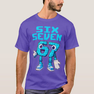 T-shirt 67 Six Seven 67 Drôle d'Italien Brainrot Enfants J