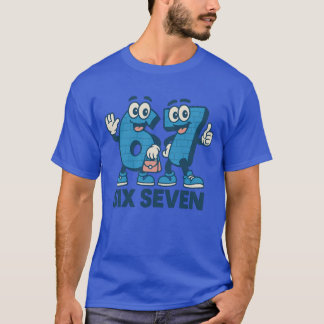 T-shirt 67 Six Seven 6-7 - Funny Italian Brainrot Kids Gam