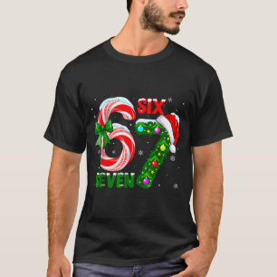 T-shirt 67 Six Seven Bruh Drôle de Noël 6 7 Mème Hommes Fe