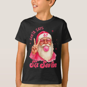 T-shirt 67 Six Seven Burh Drôle de Noël 6 7 Mème Hommes Fe