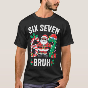 T-shirt 67 Six Seven Burh Noël 6 7 Mème Pyjama Gen A