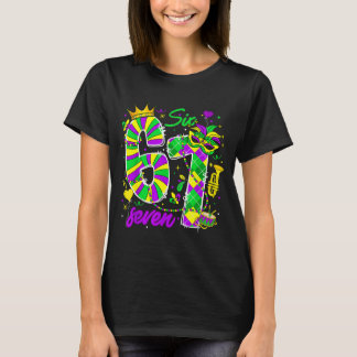 T-shirt 67 Six Seven Mardi Gras Carnival New Orleans Fleur