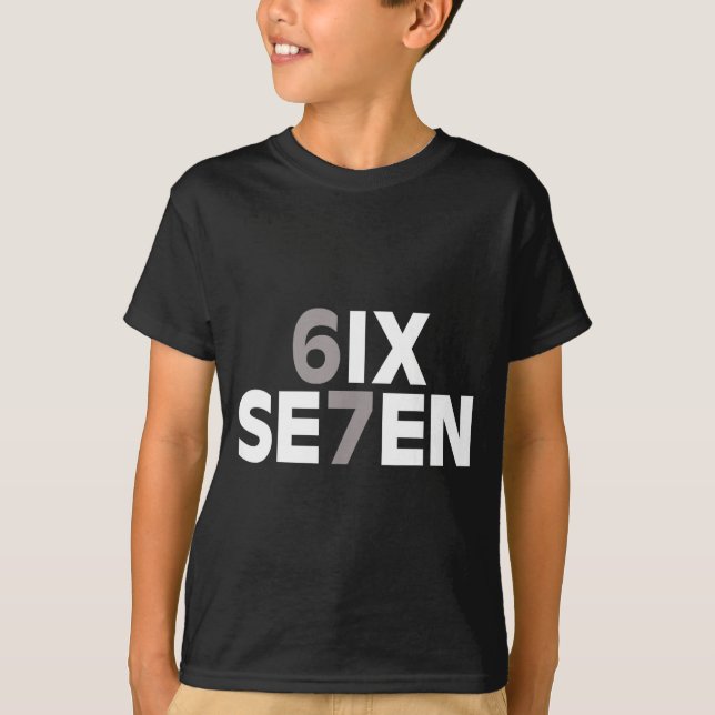 T-shirt 67 Six Seven Meme Funny Gen Alpha Slang Teens Kids (Devant)