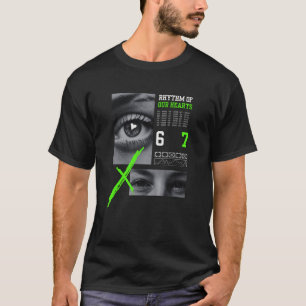 T-shirt 67 Six Seven Tee Gen Z Mème Rythme De Nos Cœurs