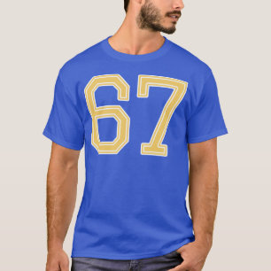 T-shirt 67 Vintage Varsity Style Collégial Rétro