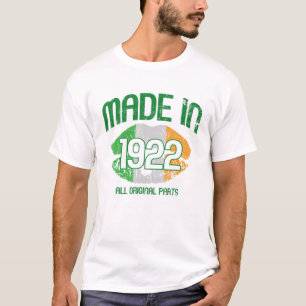T-shirt 67E Anniversaire, Lips Irish Fabriqué 1951 Origi