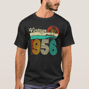T-shirt 67e anniversaire Vintage 1956 67 ans Femmes