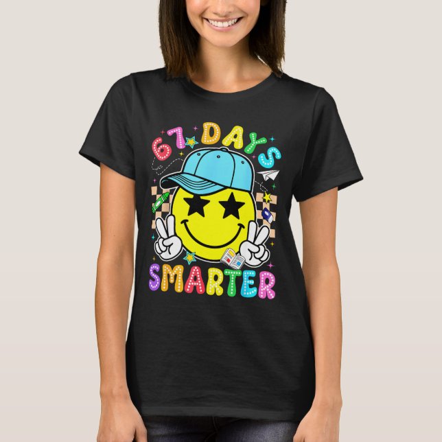 T-shirt 67th Day Of School 67 Days Smarter Teacher Boy Gir (Devant)