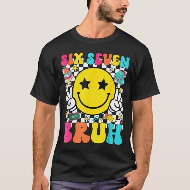 T-shirt 67th Day Of School Shirt 67 Days Smarter Smile Fac (Devant)