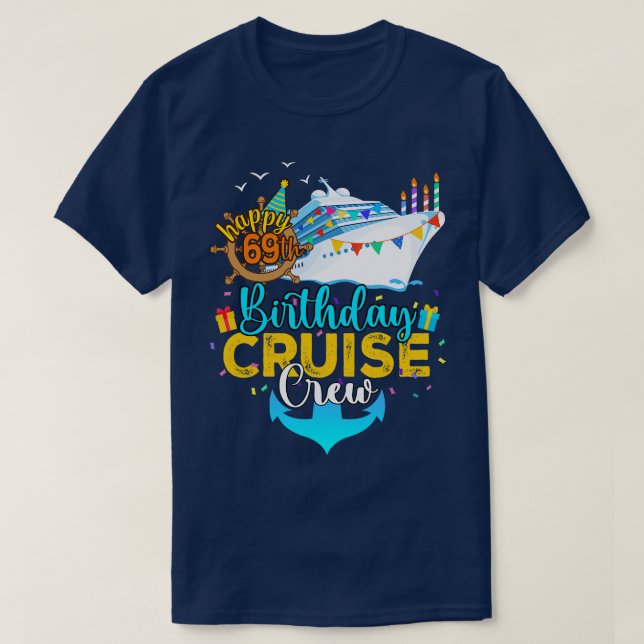 T-shirt 69e équipage de croisière (Design devant)