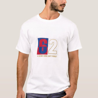 T-shirt 6-2 Score Inolubliable | Football Minimali