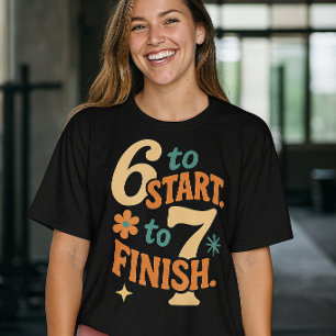 T-shirt 6 7 Gym  Citation Workout  Motivation 