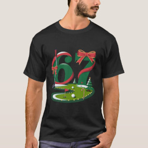 T-shirt 6 7 Six Seven Golf Gen Z Alpha Mème Xmas Golfing