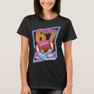 T-shirt 6 7 Six Seven Mème Football Américain Drip Numéro 