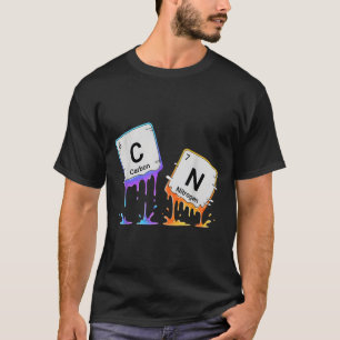 T-shirt 6 7 Tableau Périodique Mème Science Chimie Nerd Hu