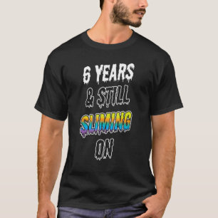 T-shirt 6 Anniversaire Et Encore Doux Sur 6E Enfants Slime