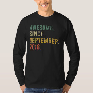 T-shirt 6 Ans 6ème Anniversaire Garçon stupéfiant depuis l