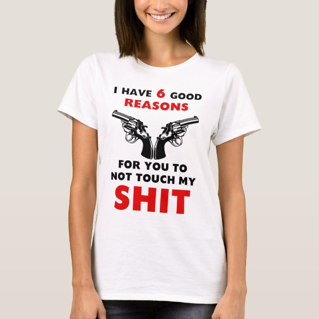 T-shirt 6 bonnes raisons (Devant)