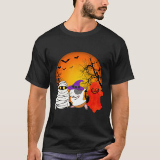 T-shirt 6 Citrouilles d'Halloween de cochons d'Inde