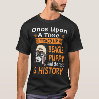T-shirt 6 Il était une fois - chiot Beagle
