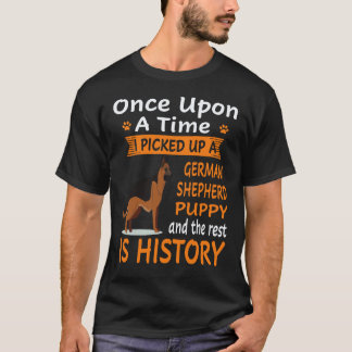 T-shirt 6 Il était une fois j'ai ramassé un berger alleman