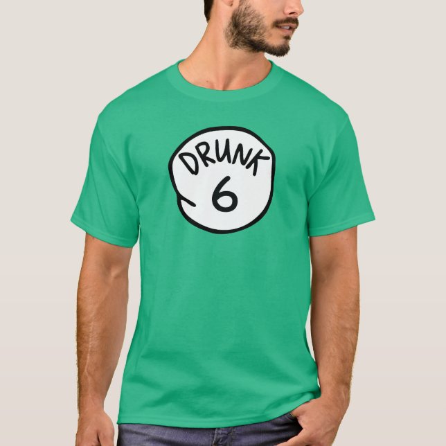 T-shirt 6 ivres (Devant)