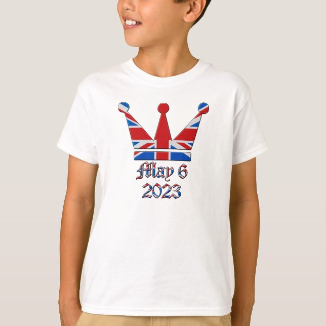 T-shirt 6 mai 2023 Coronation du roi Charles (Devant)
