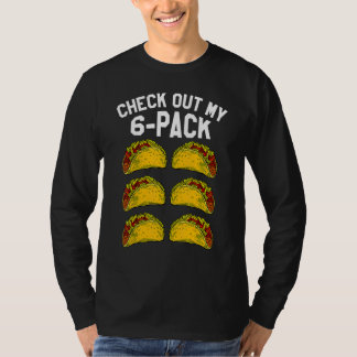 T-shirt 6 Pack Fitness Taco Top Pour Taco Mexican Gym