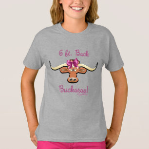 T-shirt 6 Pieds. Retour Buckaroo, Longhorn Cow