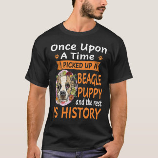 T-shirt 6 Un Sur Un Beagle De Temps Puppy