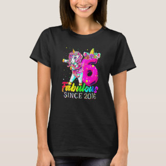 T-shirt 6 Years Old Unicorn Flossing