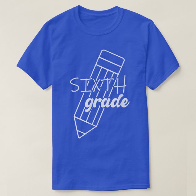 T-Shirt 6e année Retour à l'école T-Shi (Design devant)