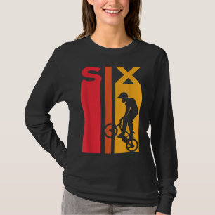 T-shirt 6e anniversaire 6 ans Bmx Vélo Lover B jour